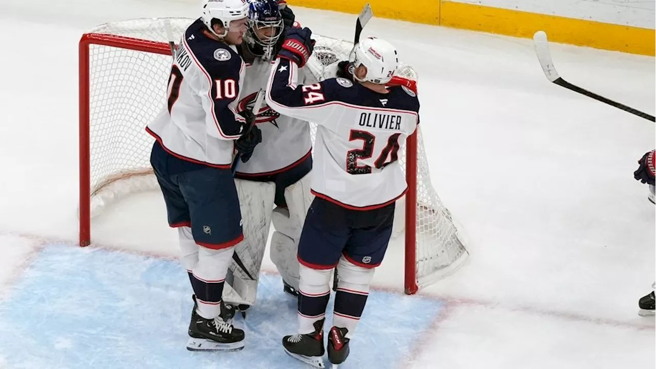 Blue Jackets Beat Blues in Tight Game