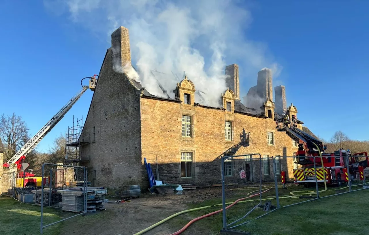 Grand Incendie Dévastate le Manoir de Kernault