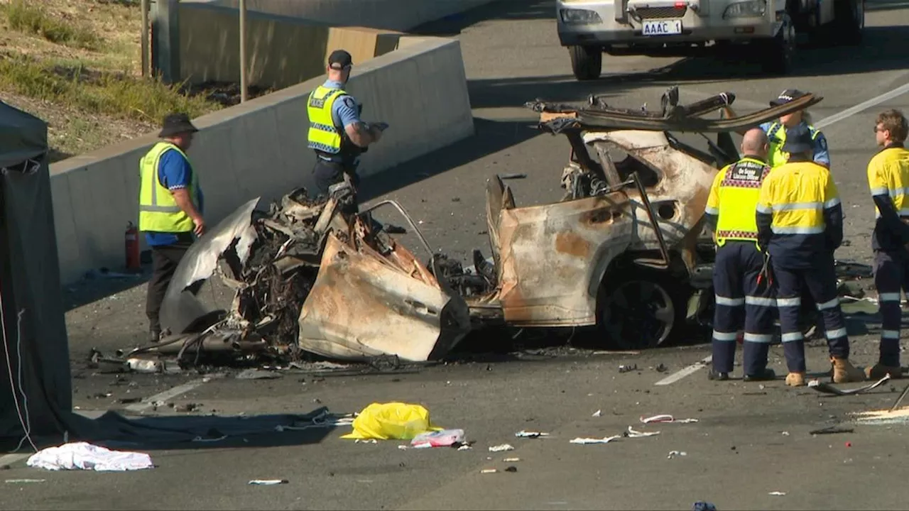 Cloverdale crash: Police believe driver deliberately travelled on wrong side of Leach Highway before smash