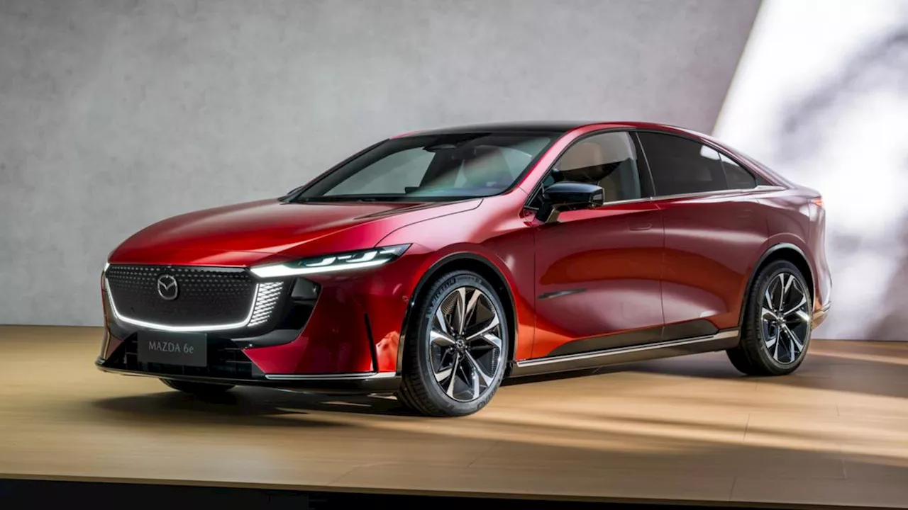 Mazda 6e EV revealed: New electric sedan targets Tesla Model 3