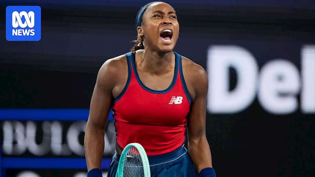 Australian Open Live: Gauff Leads, Tsitsipas in Trouble, Kyrgios Returns