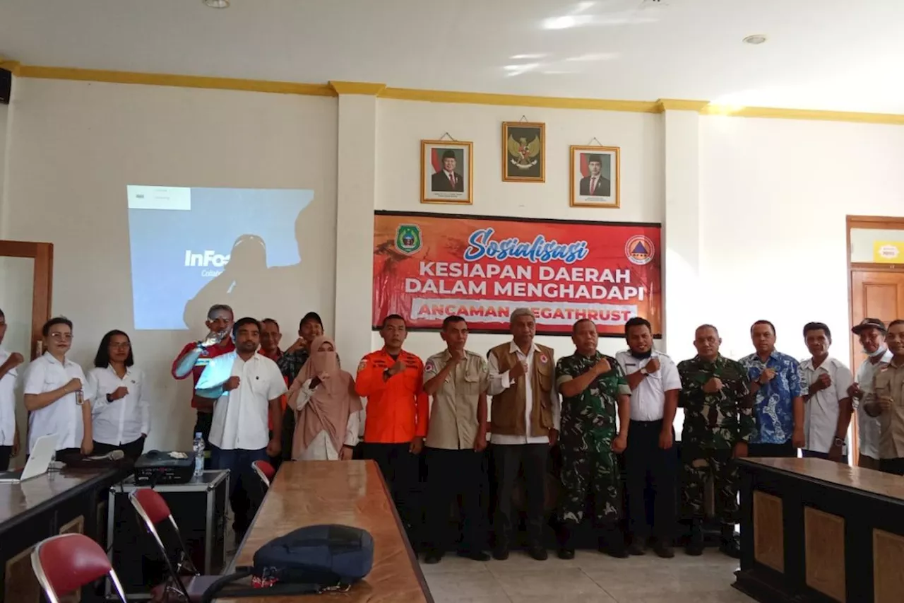 BPBD Halmahera Utara Sosialisasi Mengantisipasi Ancaman Megathrust