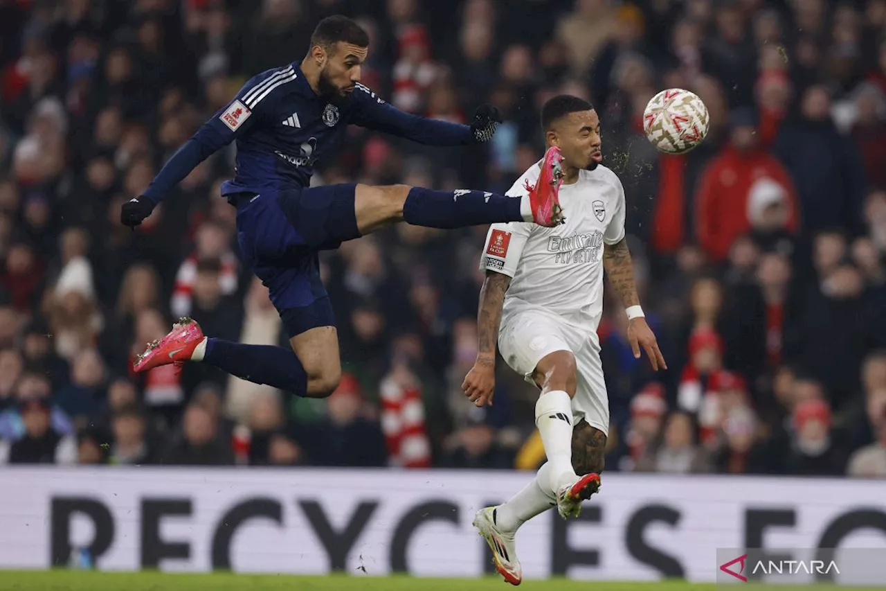 Piala FA : Sepuluh pemain MU bungkam Arsenal di Emirates Stadium