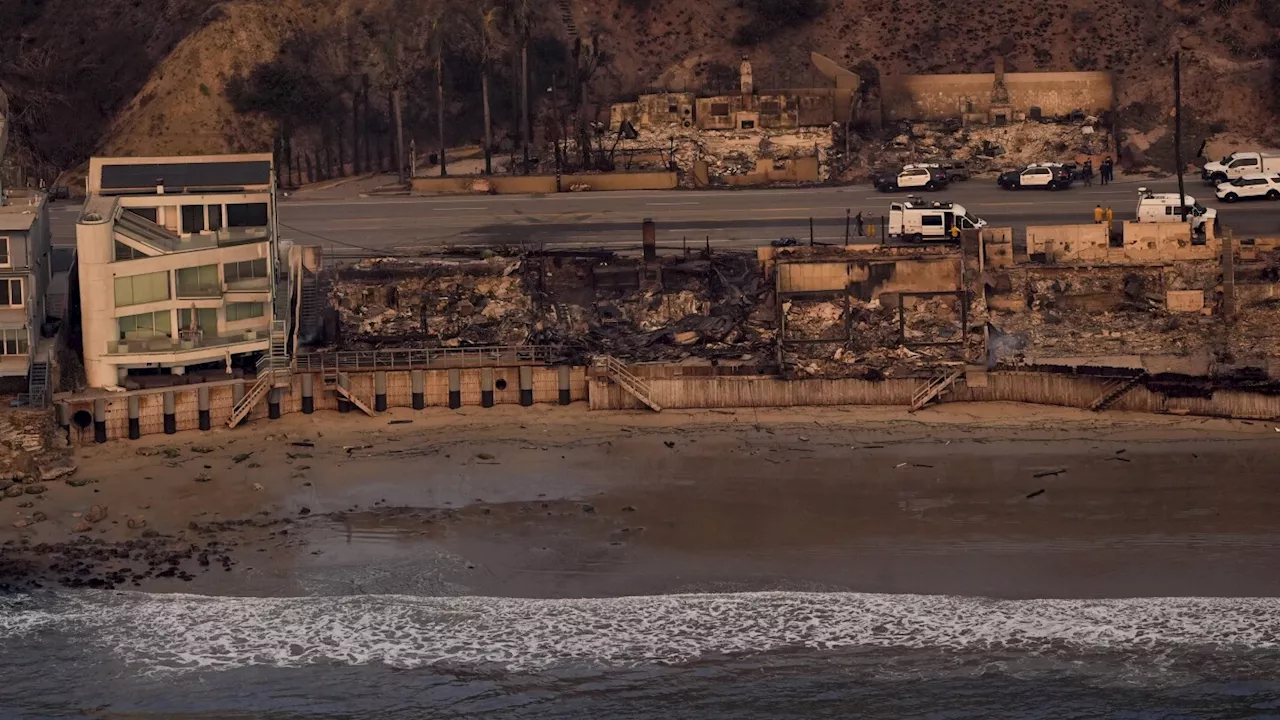 Amid charred neighborhoods, a handful of L.A. homes remain untouched