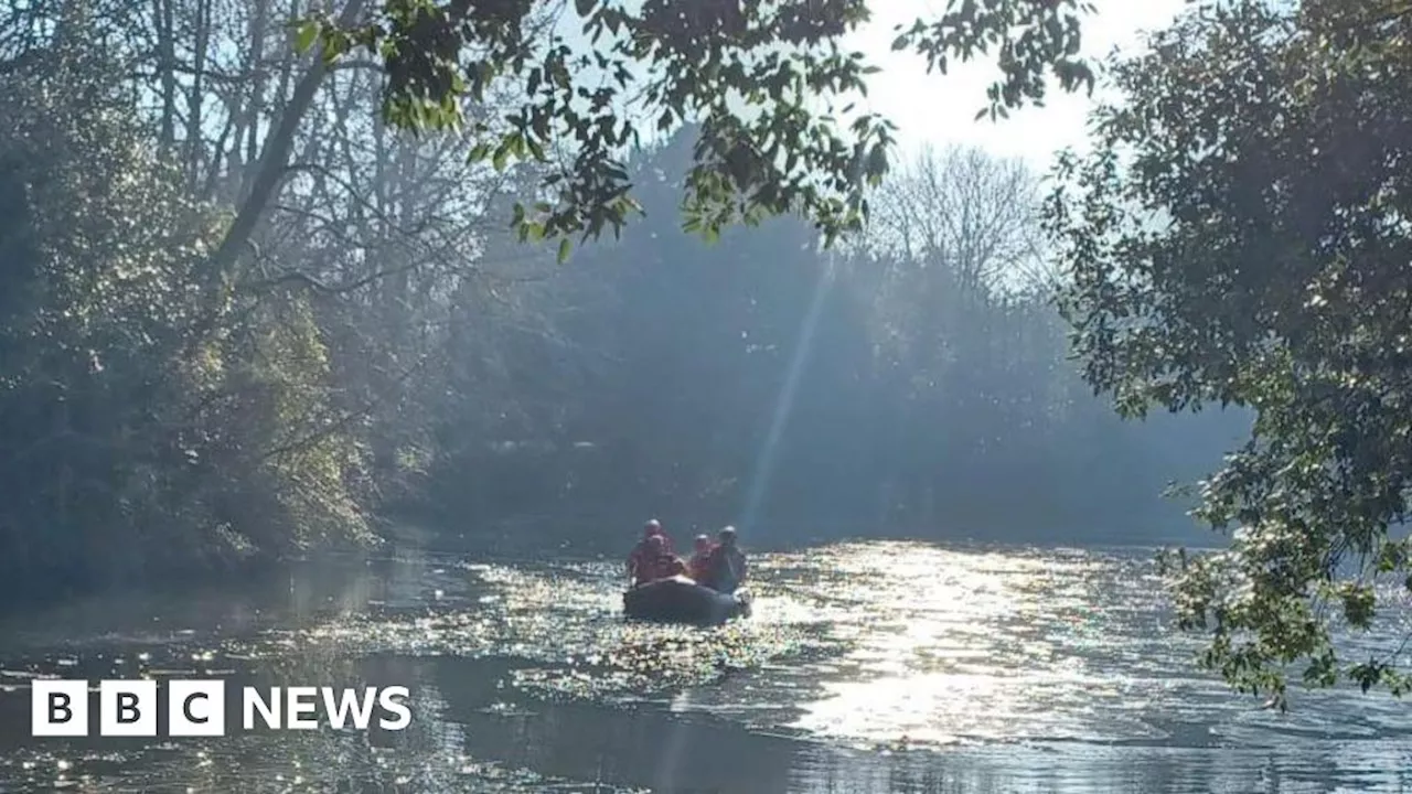 Safety Warning Issued After Two Dogs and Man Rescued from Frozen Lake