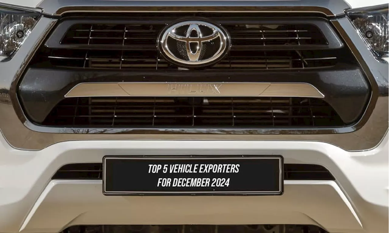 Top 5 Vehicle Exporters — December 2024