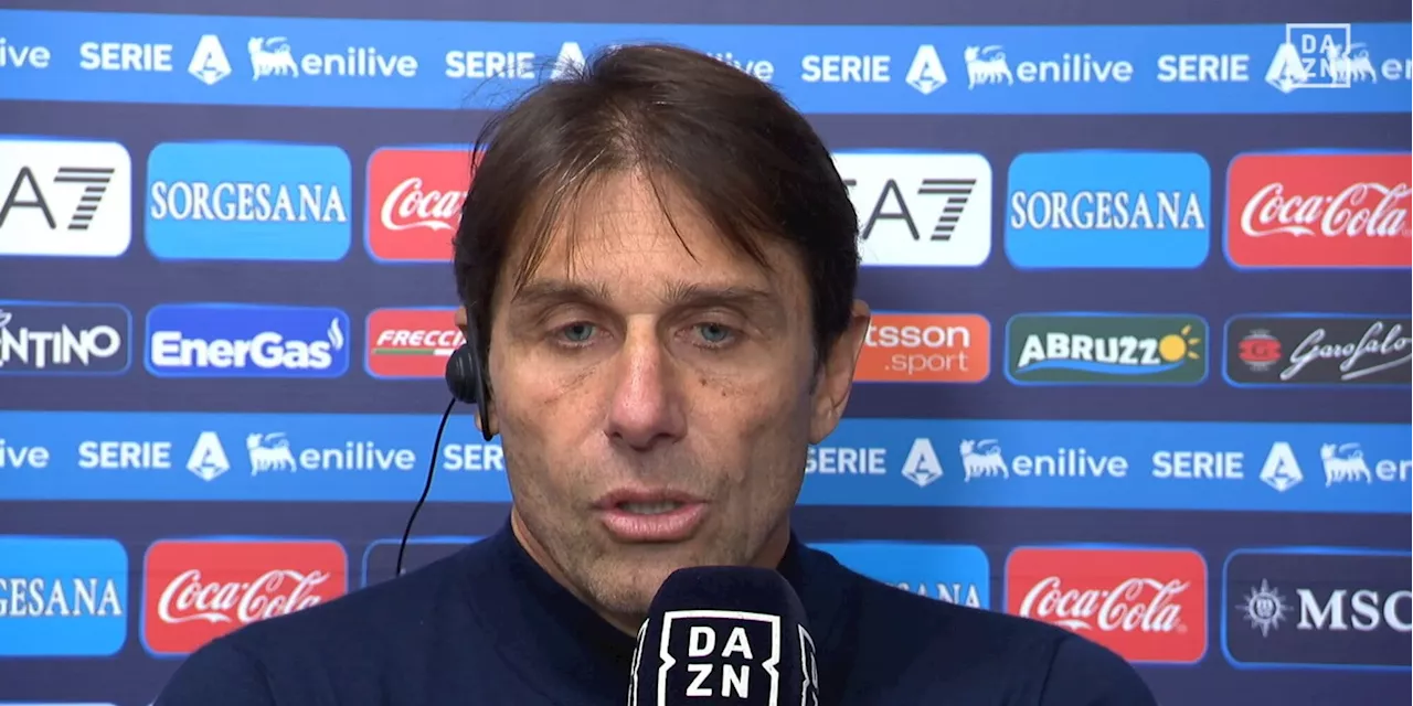 Napoli, Conte: 'Questo è solo l'inizio'