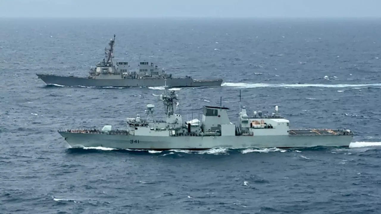 Canadian Navy Ships Shadowed by Chinese Vessels in South China Sea