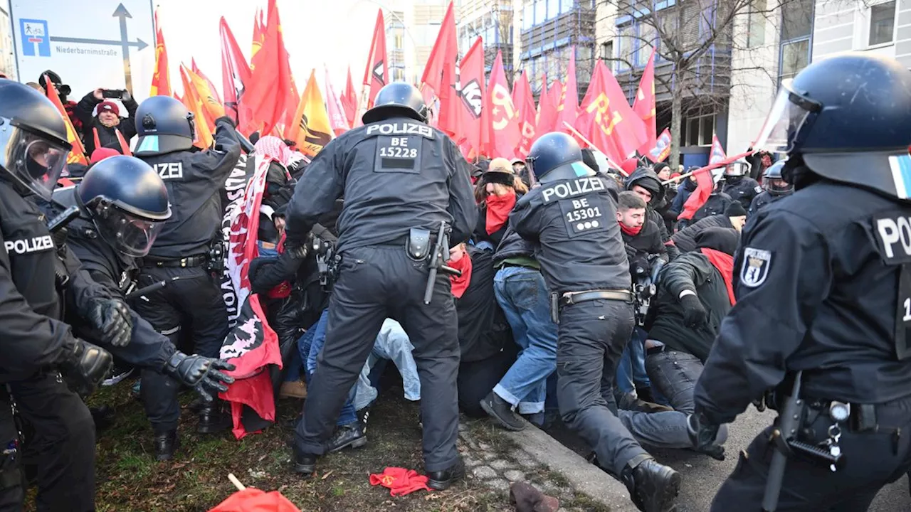 Gewalt bei Gedenkveranstaltung für Liebknecht und Luxemburg in Berlin