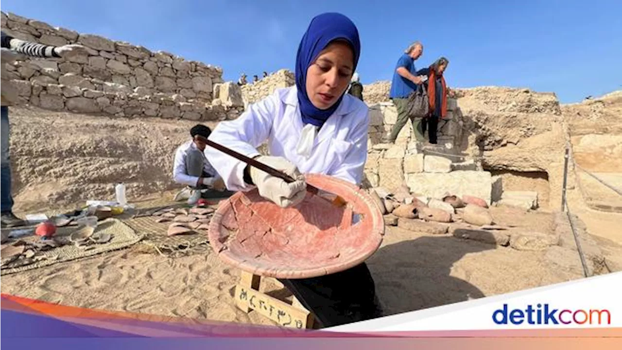 Arkeolog Temukan Dinding Fondasi Kuil Ratu Hatshepsut