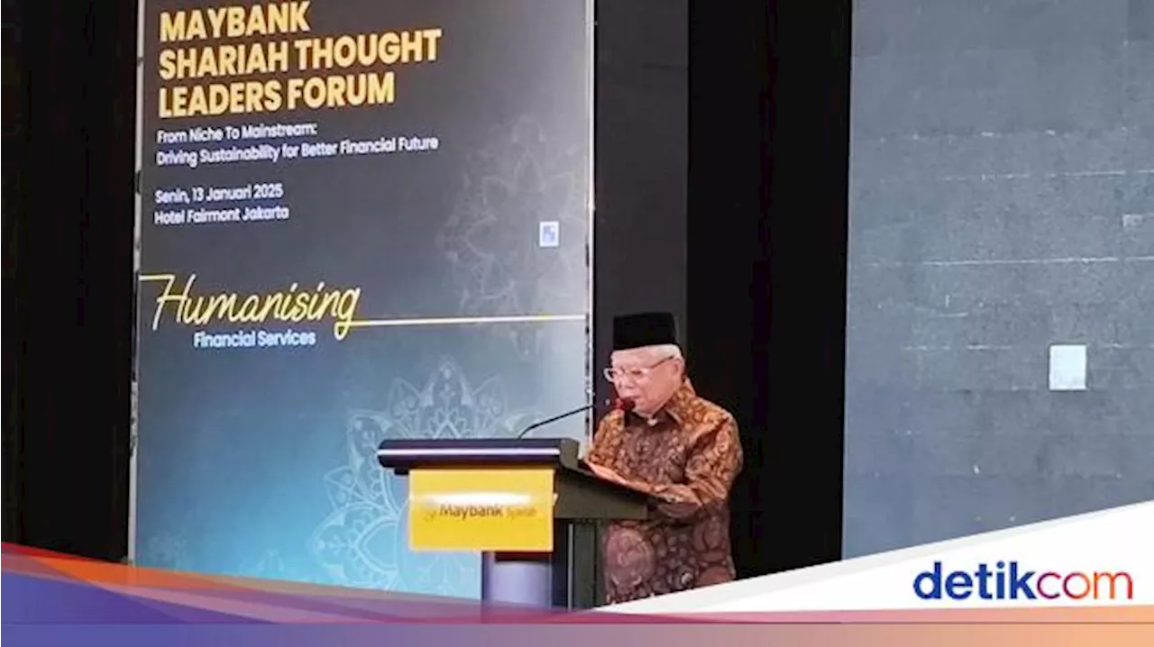 Ma'ruf Amin: Ekonomi Syariah Berperan Penting Ciptakan Masa Depan Berkelanjutan