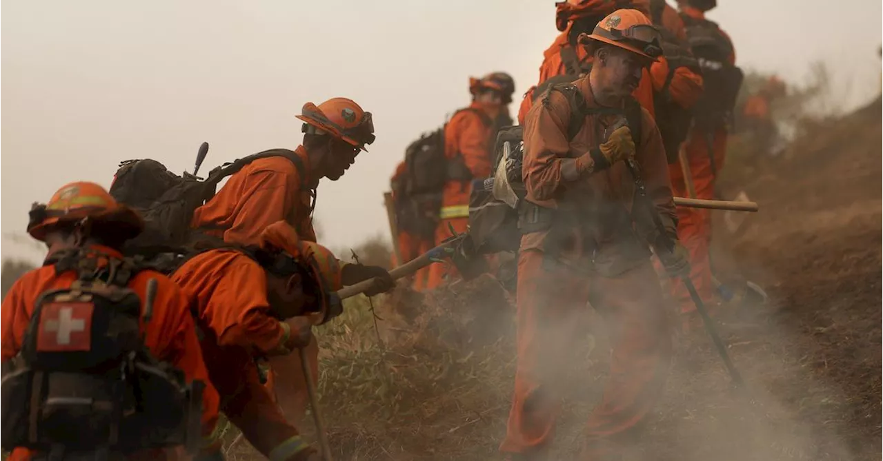 In Los Angeles ist die „Häftlingsfeuerwehr“ im Einsatz