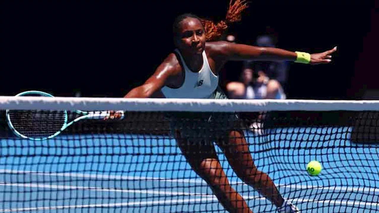 Gauff takes out Kenin to reach second round in Melbourne