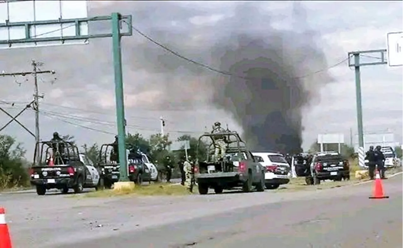 Jornada violenta en Nuevo León: bloqueos, ataques a policías y un muerto