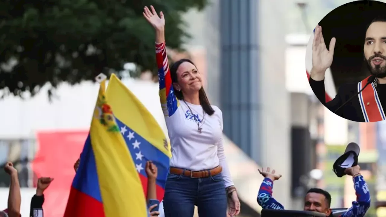 María Corina Machado sostuvo una conversación con Nayib Bukele, presidente de El Salvador: 'Me transmitió su admiración y su apoyo'