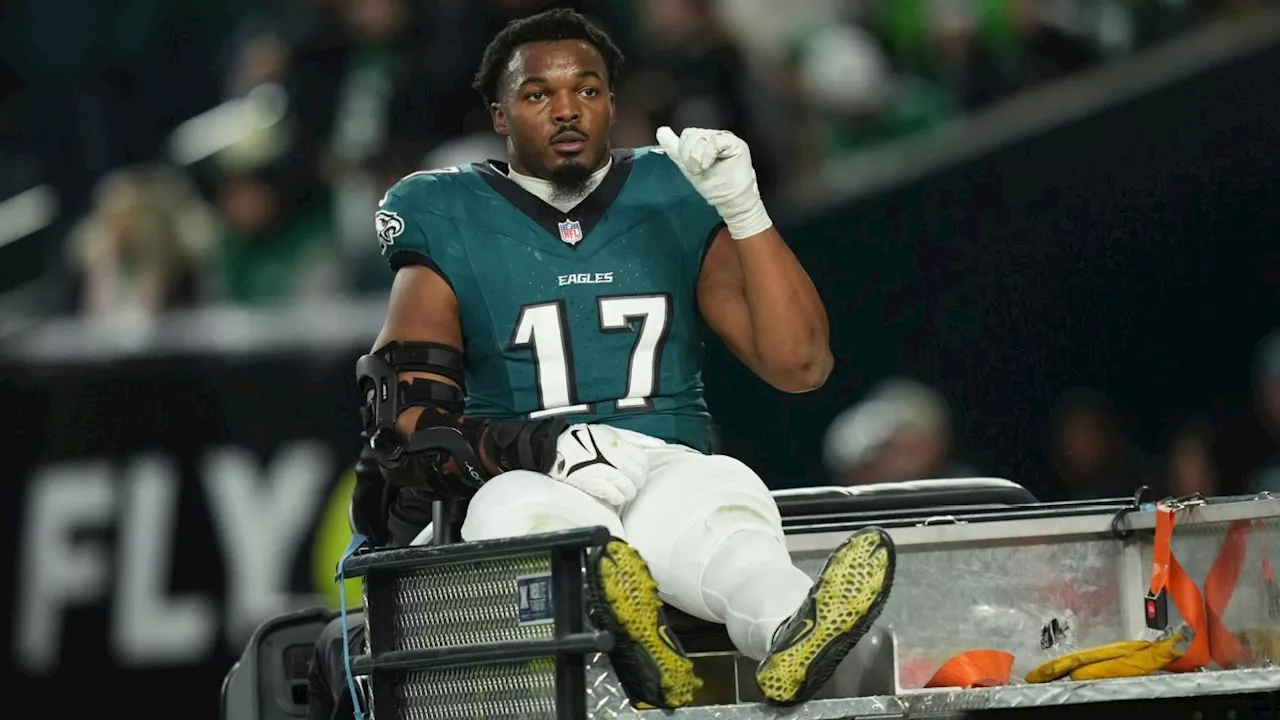 Eagles Linebacker Nakobe Dean Expected to Miss Playoffs After Knee Injury