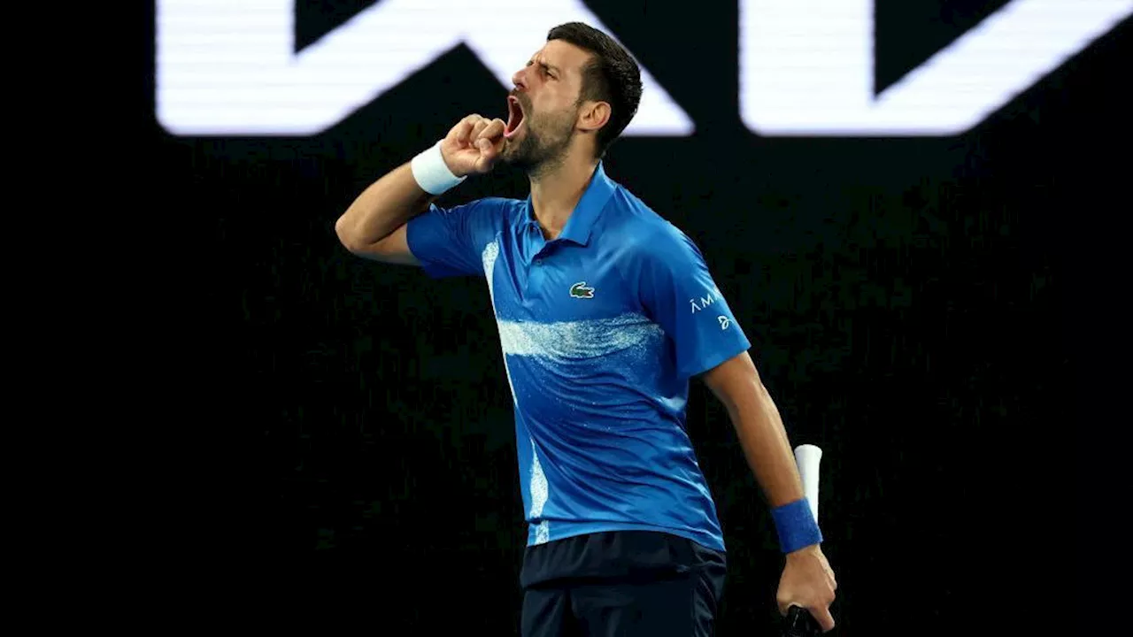 Djokovic flerta com surpresa, mas se recupera e avança no Australian Open