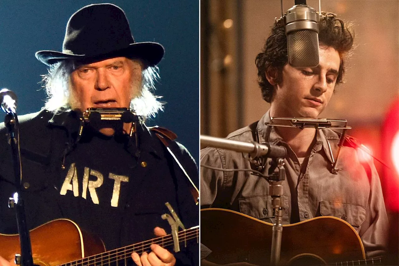 Neil Young Praises Bob Dylan Biopic 'A Complete Unknown'