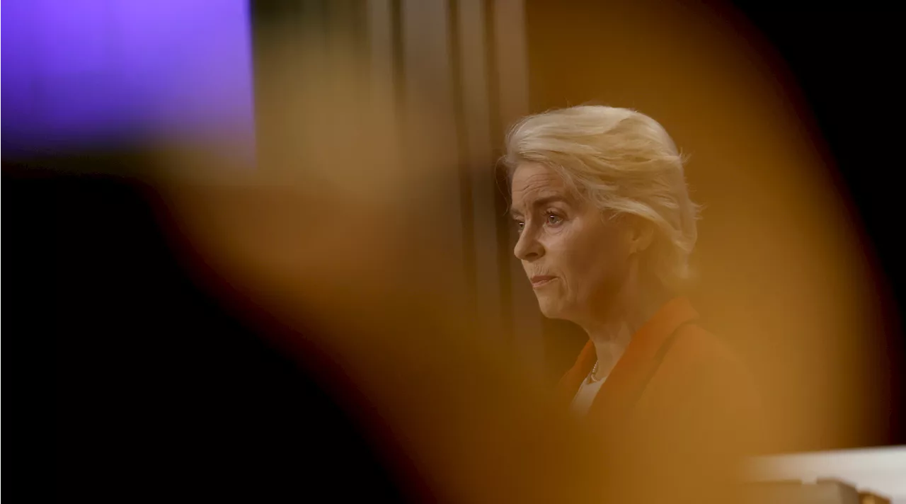 Ursula von der Leyen sjuk, duckar för Musk och Trump