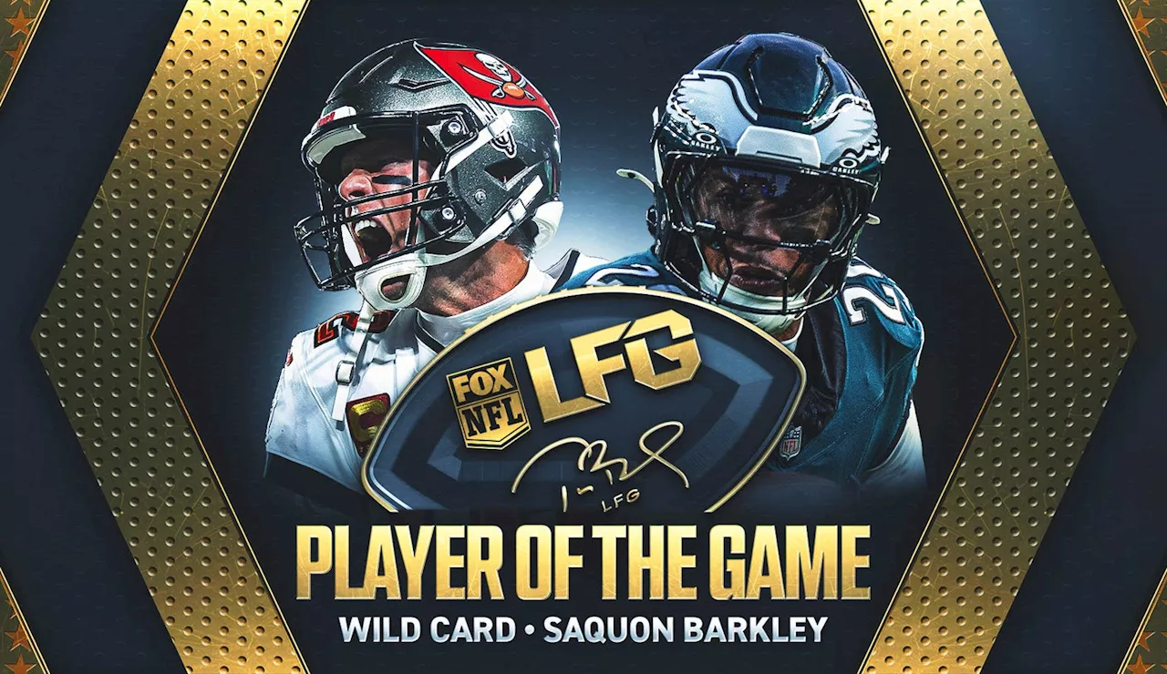 Tom Brady Names Saquon Barkley His 'LFG Player of the Game' After Eagles' Wild Card Win