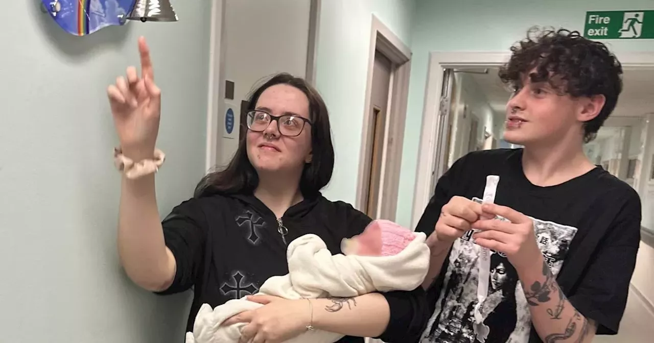 Woman, 22, who thought she'd 'eaten too much dairy' gives birth to surprise baby