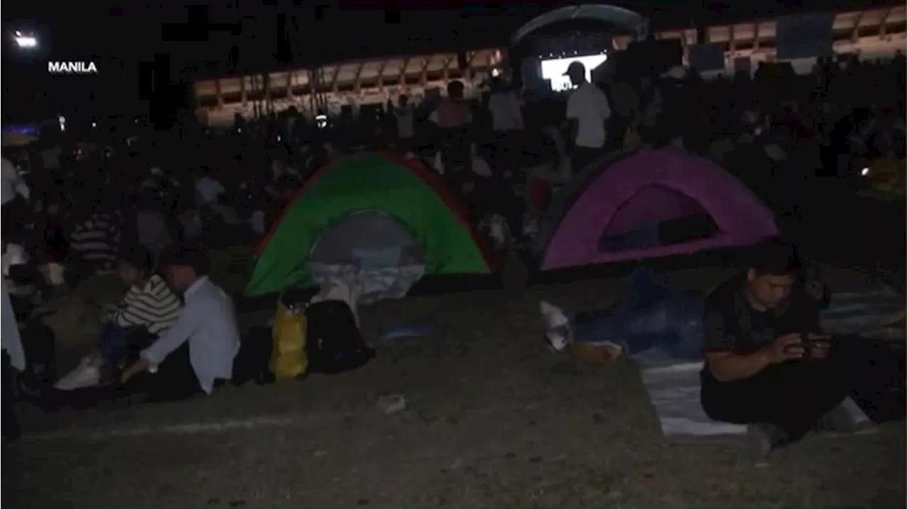 Iglesia ni Cristo members camp out ahead of peace rally