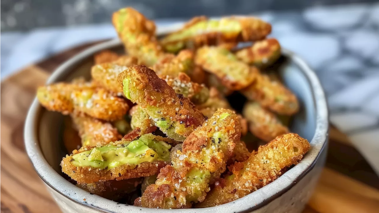 Knusprige Avocado-Snacks im Air Fryer