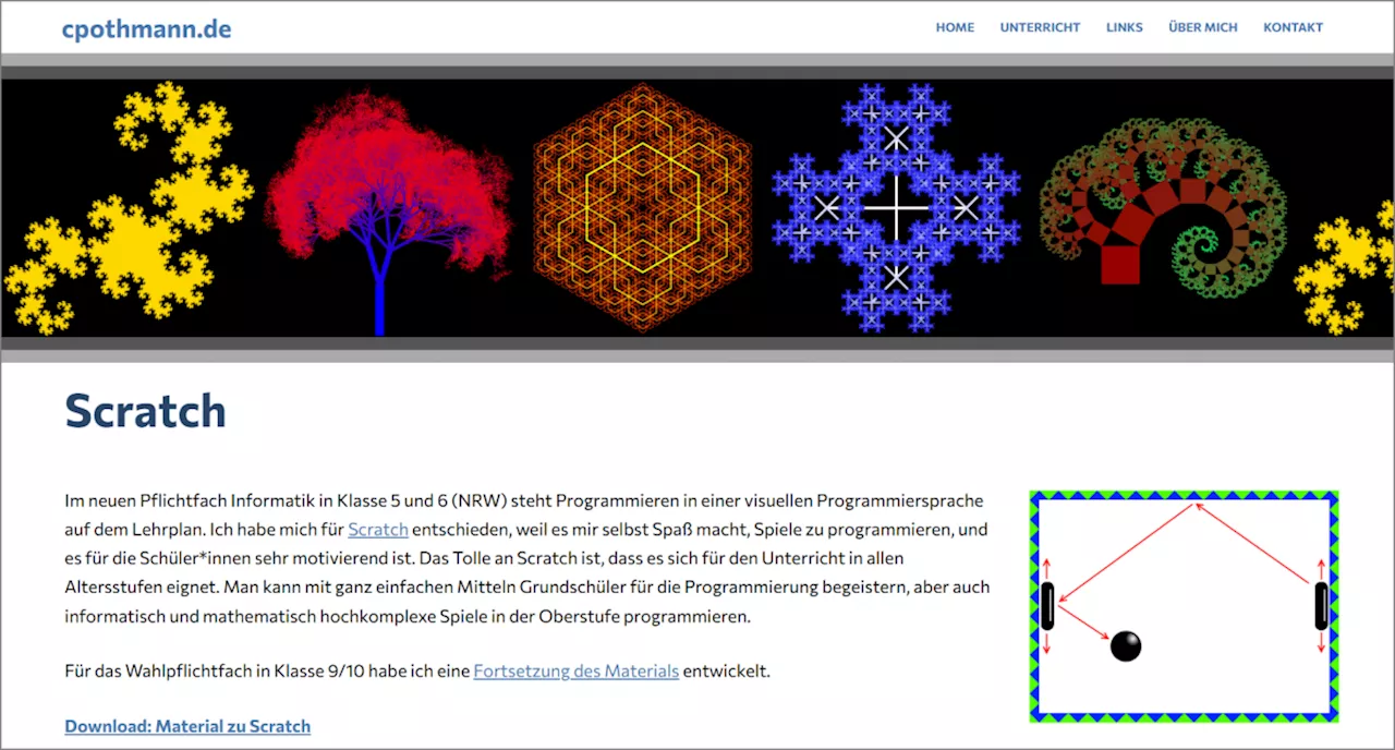 Web-Tipps: Freies Material für den Informatikunterricht