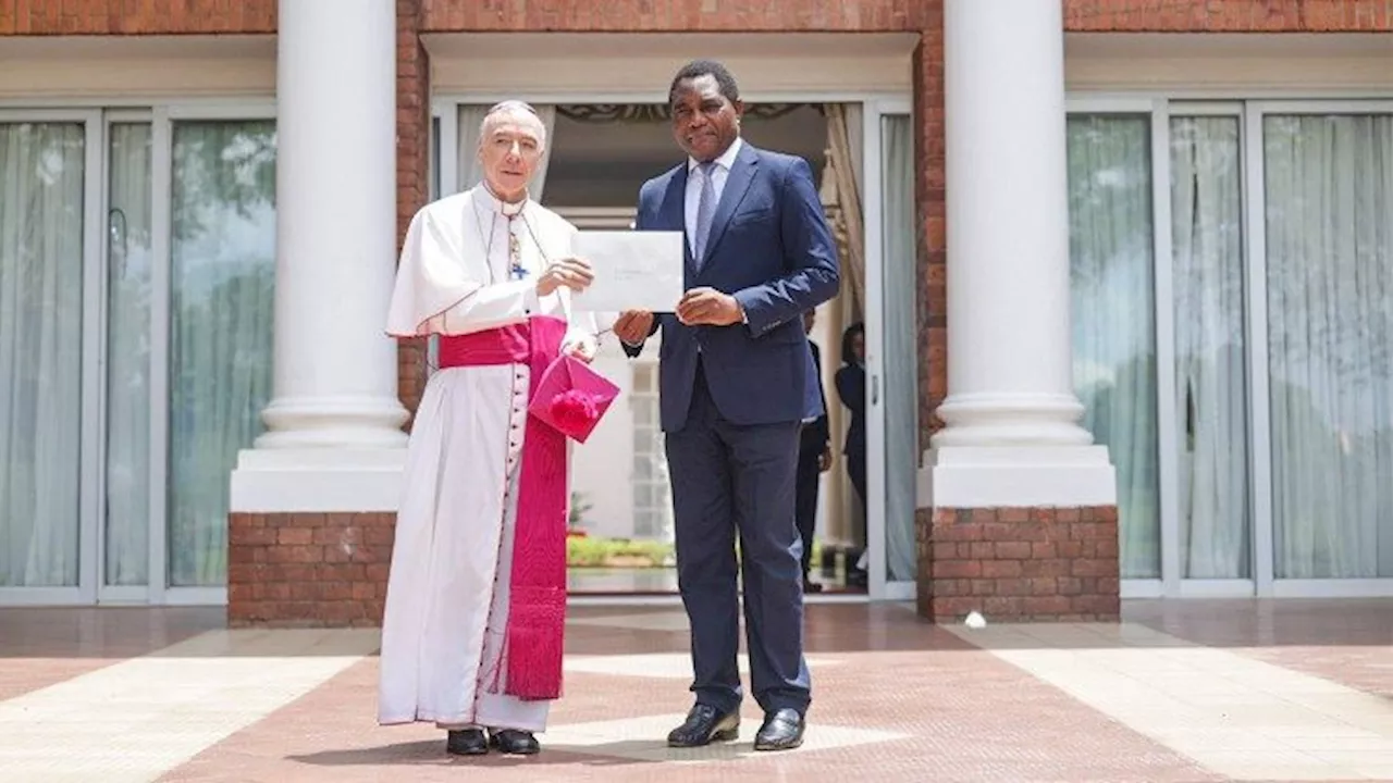 Apostolic Nuncio delivers Pope Francis’ message to Zambian President