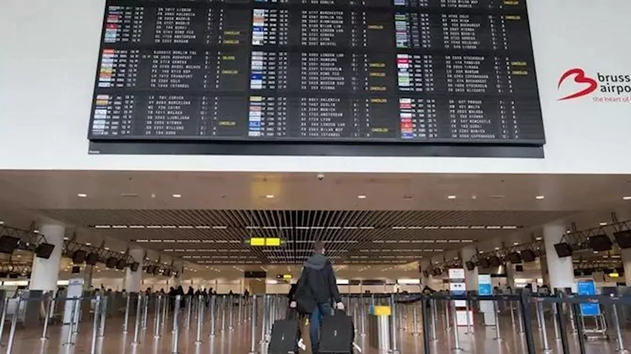 Una huelga nacional en Bruselas paraliza los aeropuertos y los centros educativos públicos