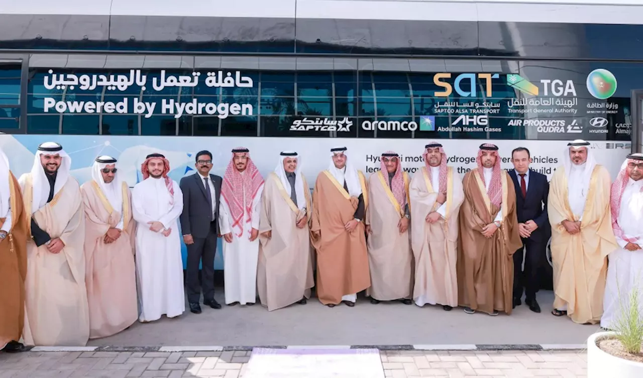 Saudi Arabia Unveils Its First Hydrogen-Powered Bus