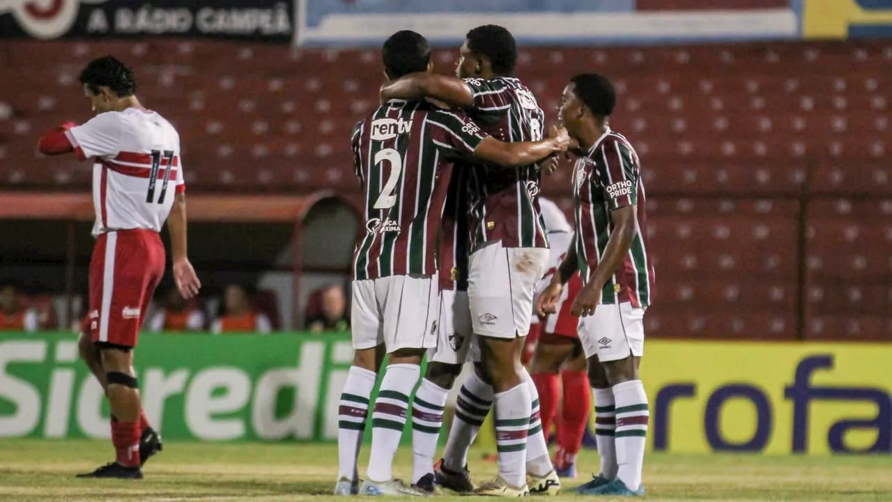 Fluminense atropela CRB e avança na Copinha