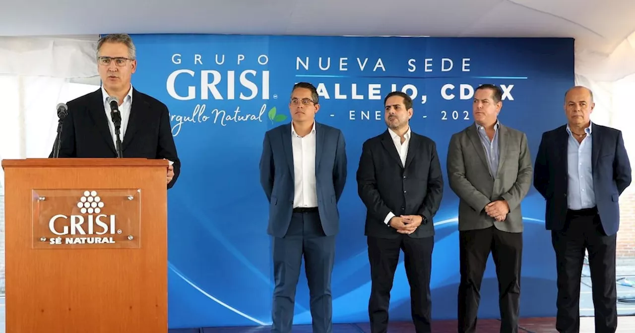 Estima Grisi cerrar 2025 con 12% de crecimiento en ventas con nueva planta