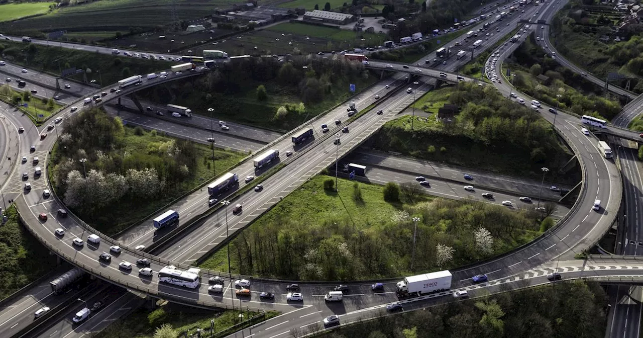 M62 Westbound Delays After Vehicle Breakdown Near Rothwell