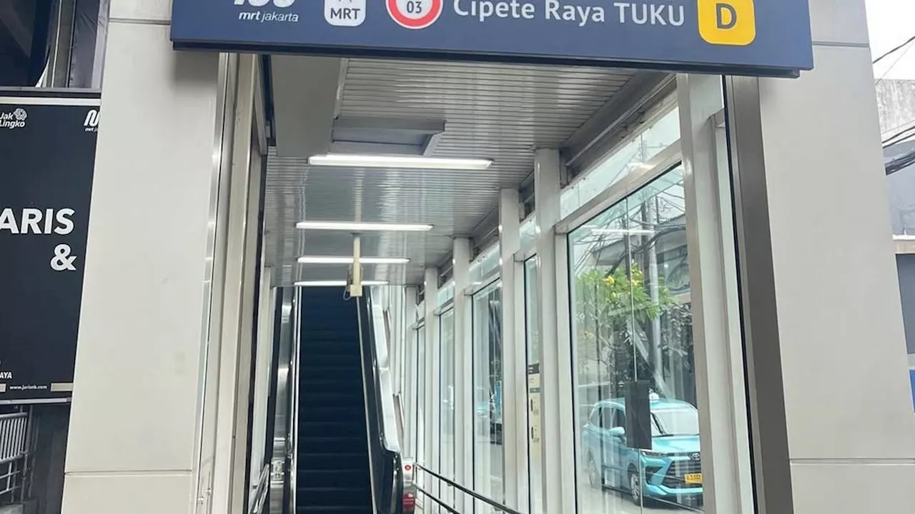 Beli Nama Stasiun MRT Cipete Raya, Kopi TUKU Rogoh Kocek Minimal Rp 3 Miliar