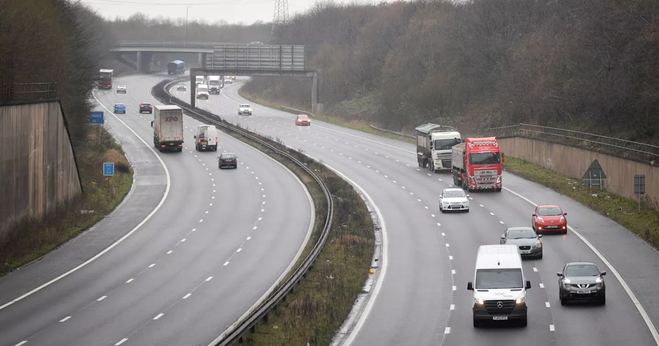 Long Delays on M61 Southbound After Oil Spillage