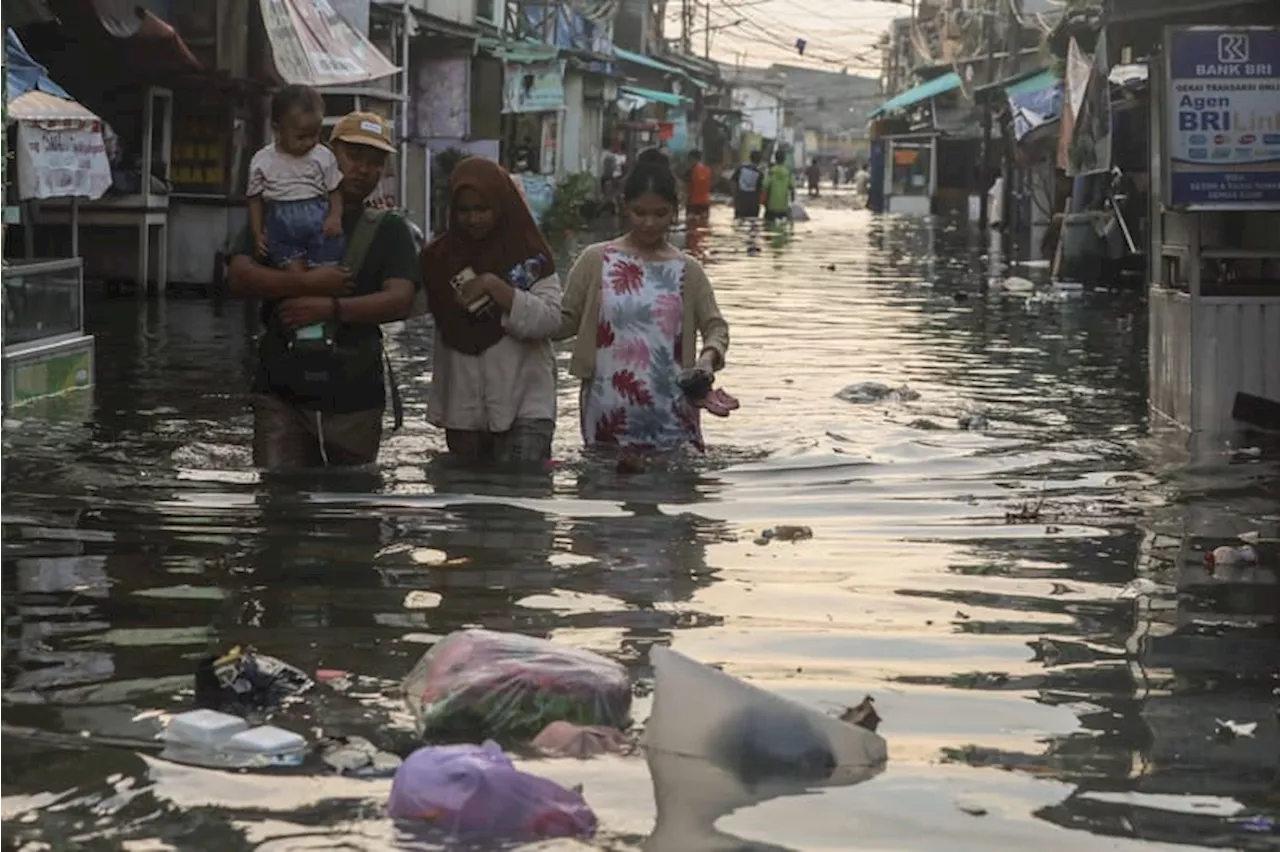 Banjir Rob Kembali Rendam Pantura Jawa Tengah