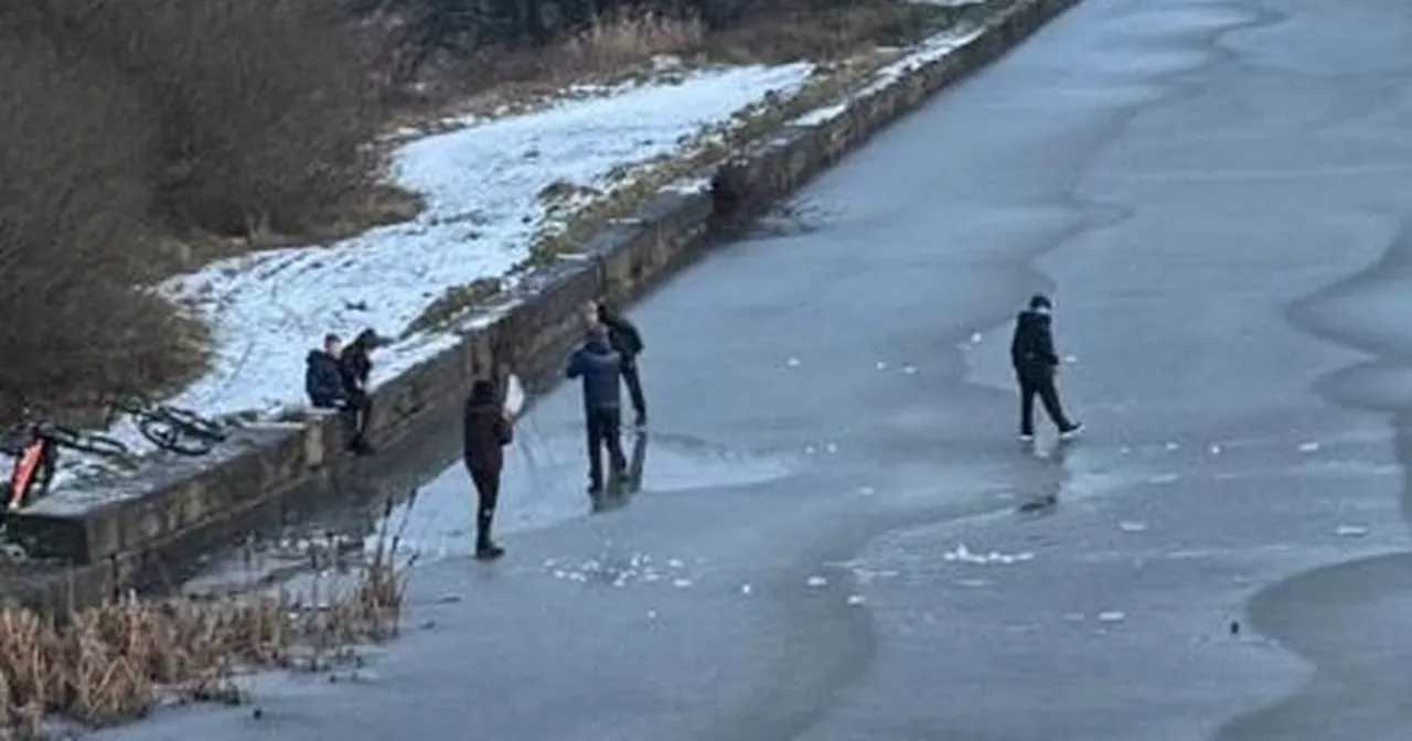 Police Warn Against Playing on Frozen Water After Multiple Incidents