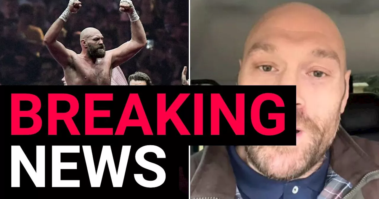 Tyson Fury Announces Retirement From Boxing After Second Defeat to Oleksandr Usyk