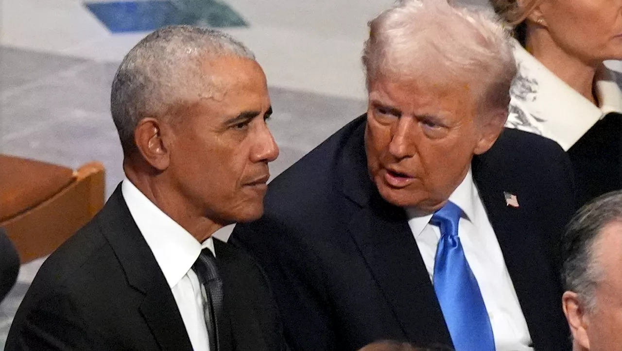 Trump revela presunta conversación con Obama durante funeral de Carter: 'Sabía que ganarías'