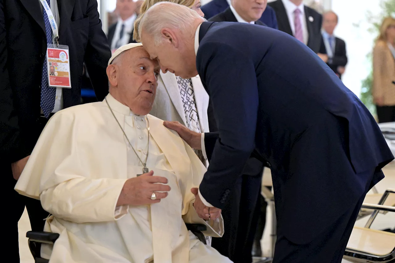 Biden Presents Presidential Medal of Freedom to Pope Francis