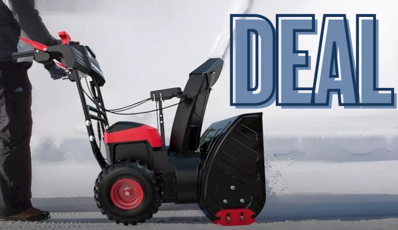 Amazon slashes $130 off this massive 24-inch PowerSmart electric snow blower