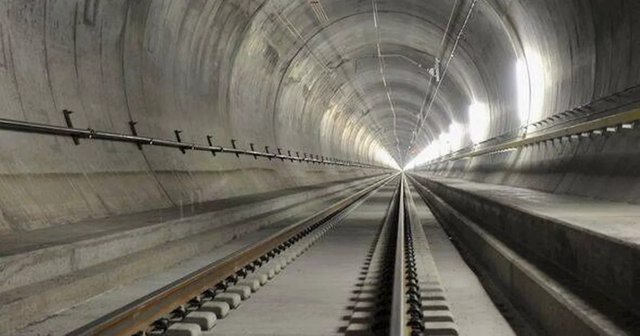 World's longest railway tunnel trip takes 20 minutes to complete