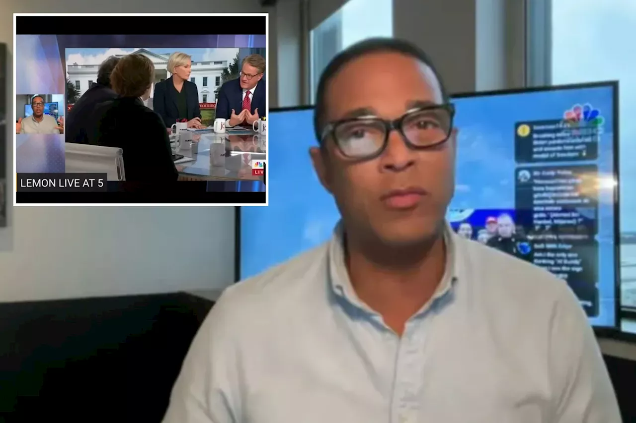 Sour Don Lemon launches profanity-laced rant against MSNBC's 'Morning Joe,' Obama for cozying up to Trump: 'F--k you!'