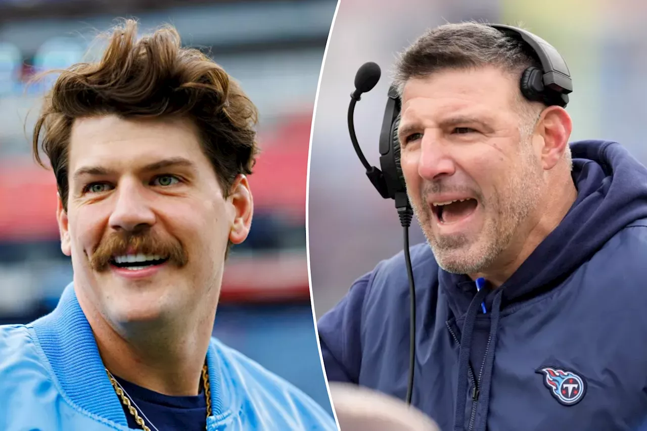 Taylor Lewan preps Patriots for the Mike Vrabel experience: 'Keep your butthole tight'