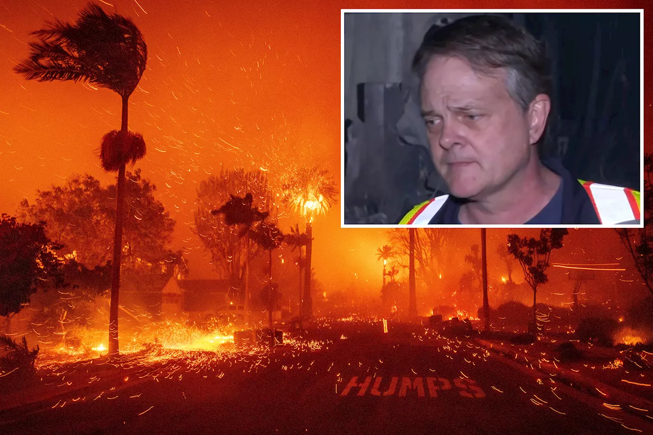 Veteran Uses Sprinklers to Save Home from California Wildfires