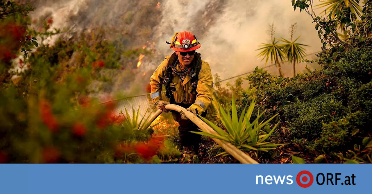 Starker Wind: Neue Warnstufe Rot bei Bränden in LA