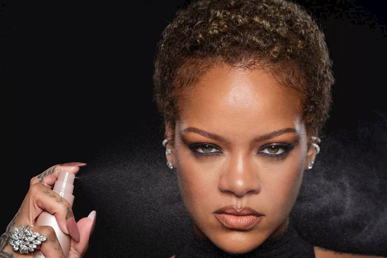 Rihanna Shows Off Natural Curls in New Fenty Beauty Campaign