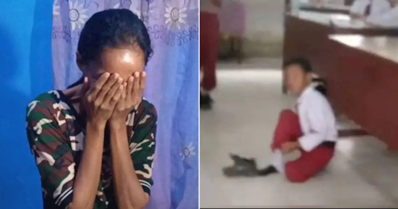 Student Forced To Study On The Floor For Failing To Pay School Fees