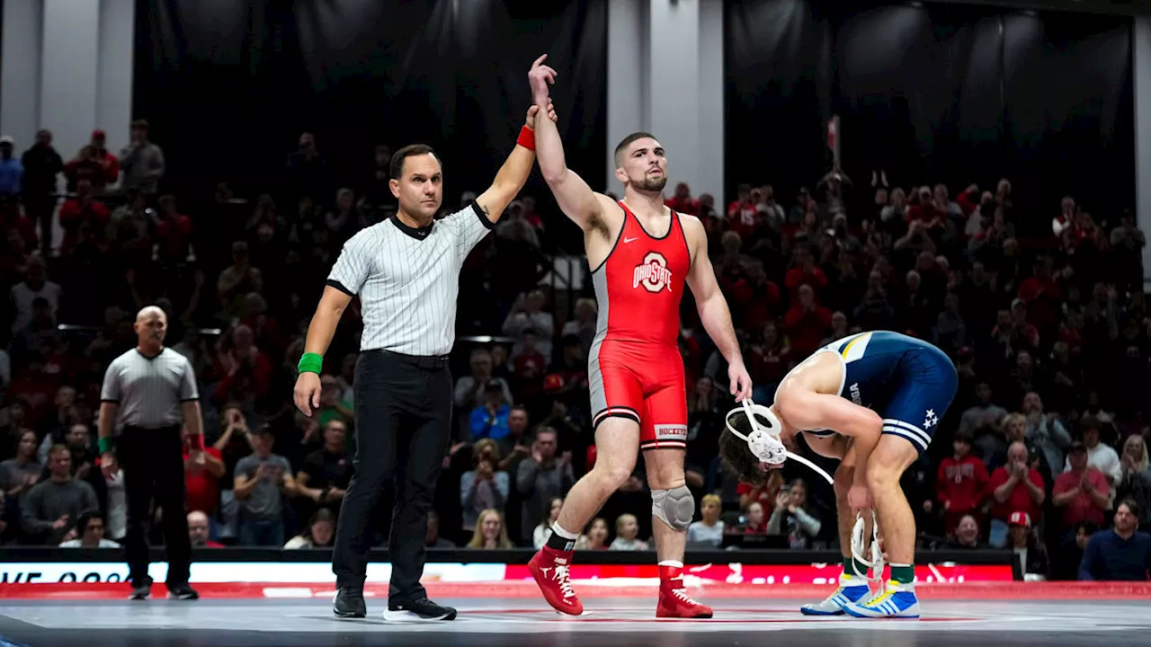 Ohio State Wrestling Defeats Rutgers in Close Dual